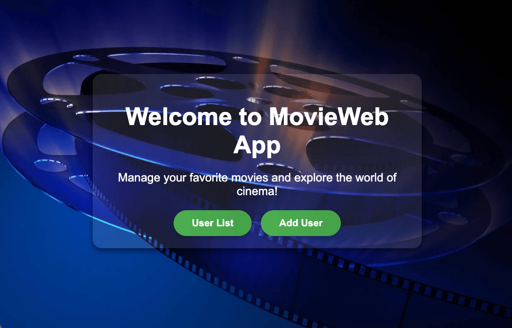 MovieWeb App